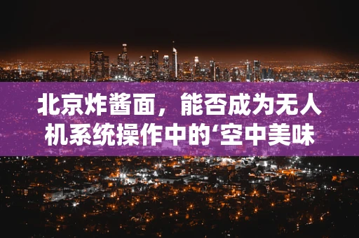 北京炸酱面，能否成为无人机系统操作中的‘空中美味’？