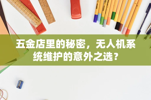 五金店里的秘密，无人机系统维护的意外之选？
