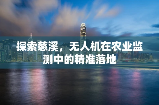 探索慈溪，无人机在农业监测中的精准落地