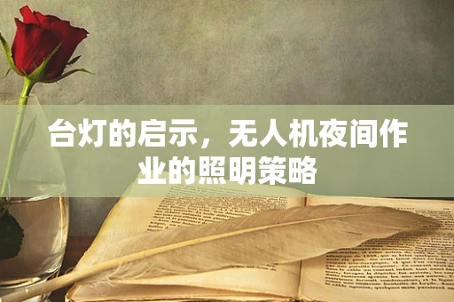 台灯的启示，无人机夜间作业的照明策略