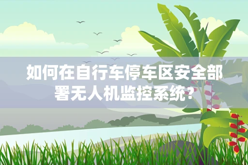如何在自行车停车区安全部署无人机监控系统？