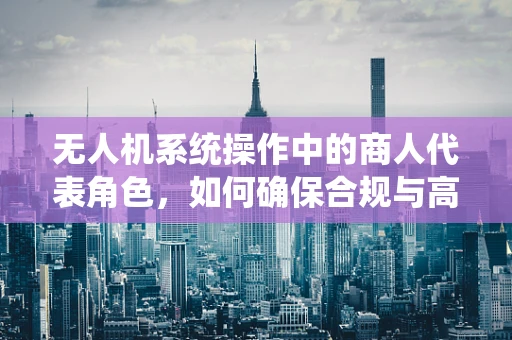无人机系统操作中的商人代表角色，如何确保合规与高效？