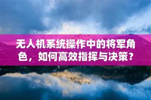 无人机系统操作中的将军角色，如何高效指挥与决策？