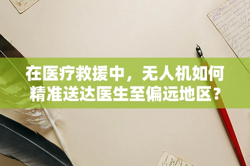 在医疗救援中，无人机如何精准送达医生至偏远地区？