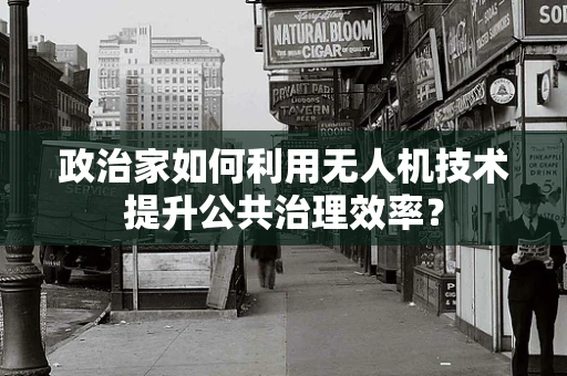 政治家如何利用无人机技术提升公共治理效率？