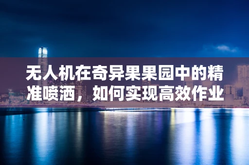 无人机在奇异果果园中的精准喷洒，如何实现高效作业？