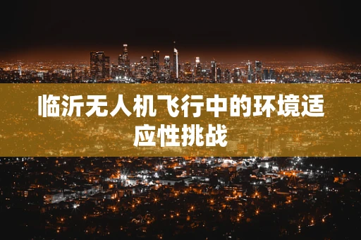 临沂无人机飞行中的环境适应性挑战