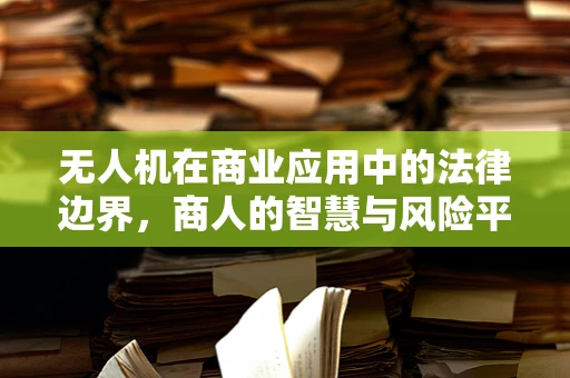 无人机在商业应用中的法律边界，商人的智慧与风险平衡
