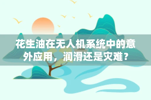 花生油在无人机系统中的意外应用，润滑还是灾难？