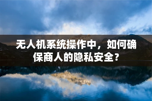 无人机系统操作中，如何确保商人的隐私安全？