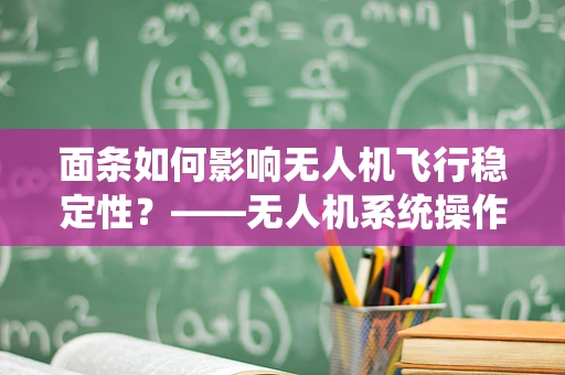 面条如何影响无人机飞行稳定性？——无人机系统操作中的非传统考量