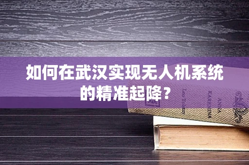 如何在武汉实现无人机系统的精准起降？