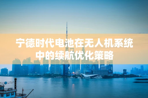 宁德时代电池在无人机系统中的续航优化策略