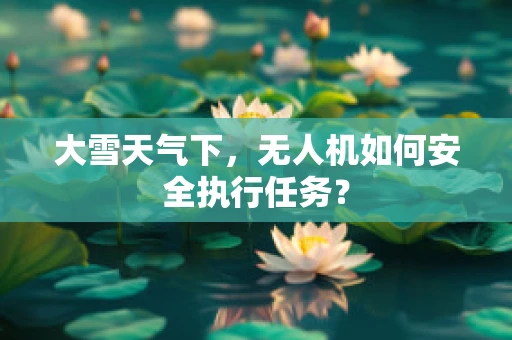 大雪天气下，无人机如何安全执行任务？