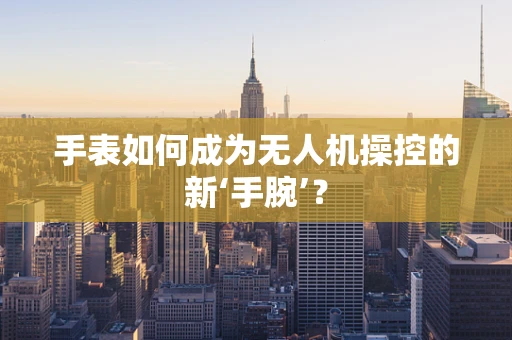 手表如何成为无人机操控的新‘手腕’？