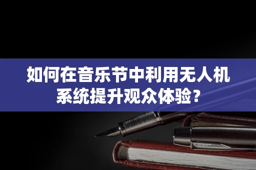 如何在音乐节中利用无人机系统提升观众体验？