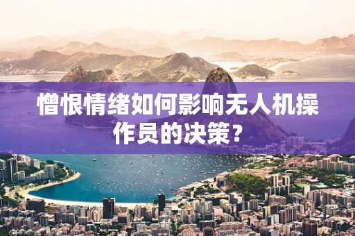 憎恨情绪如何影响无人机操作员的决策？