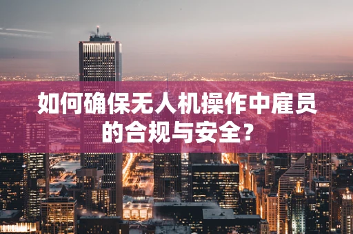 如何确保无人机操作中雇员的合规与安全？