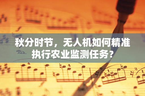 秋分时节，无人机如何精准执行农业监测任务？