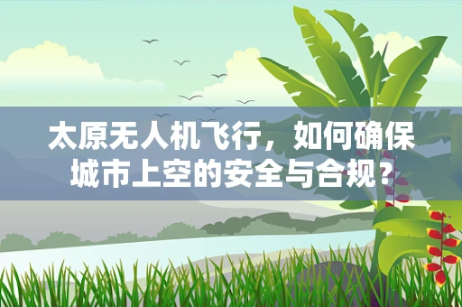 太原无人机飞行，如何确保城市上空的安全与合规？