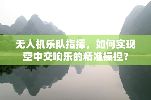 无人机乐队指挥，如何实现空中交响乐的精准操控？